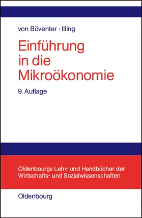 Illing / Böventer |  Einführung in die Mikroökonomie | Buch |  Sack Fachmedien