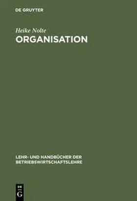 Nolte |  Organisation | Buch |  Sack Fachmedien