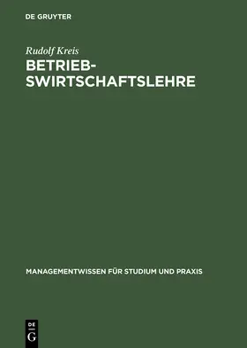 Kreis |  Betriebswirtschaftslehre | Buch |  Sack Fachmedien
