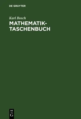 Bosch |  Mathematik-Taschenbuch | Buch |  Sack Fachmedien
