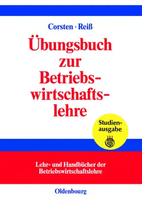 Corsten / Reiß |  Übungsbuch zur Betriebswirtschaftslehre | Buch |  Sack Fachmedien