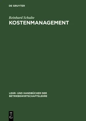 Schulte |  Kostenmanagement | Buch |  Sack Fachmedien