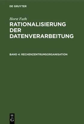 Futh |  Rechenzentrumsorganisation | Buch |  Sack Fachmedien