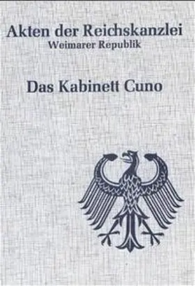 Harbeck |  Das Kabinett Cuno (1922/23) | Buch |  Sack Fachmedien