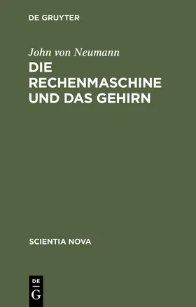 Neumann |  Die Rechenmaschine und das Gehirn | Buch |  Sack Fachmedien
