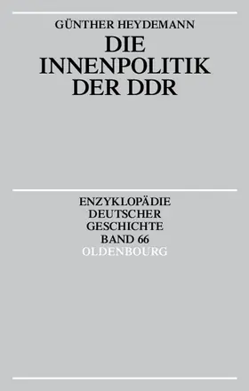 Heydemann |  Die Innenpolitik der DDR | Buch |  Sack Fachmedien