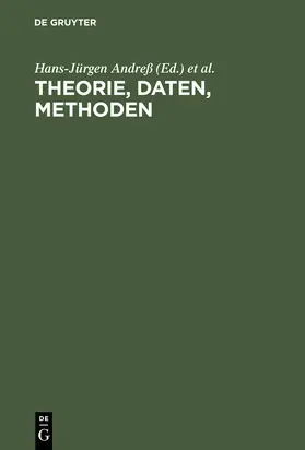 Andreß / Huinink / Sturm |  Theorie, Daten, Methoden | Buch |  Sack Fachmedien
