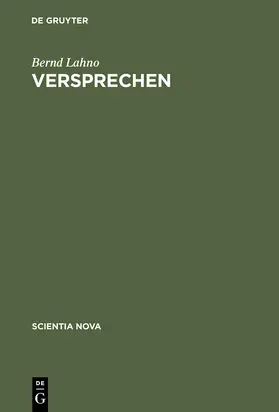 Lahno |  Versprechen | Buch |  Sack Fachmedien