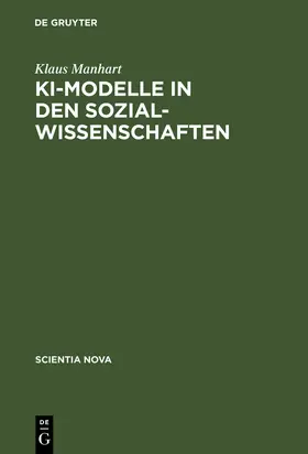 Manhart |  KI-Modelle in den Sozialwissenschaften | Buch |  Sack Fachmedien