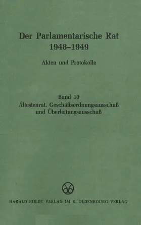 Feldkamp |  Ältestenrat, Geschäftsordnungsausschuß und Überleitungsausschuß | Buch |  Sack Fachmedien