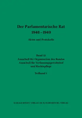 Wettengel / Büttner |  Ausschuß für Organisation des Bundes / Ausschuß für Verfassungsgerichtshof und Rechtspflege | Buch |  Sack Fachmedien