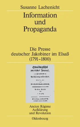 Lachenicht |  Information und Propaganda | Buch |  Sack Fachmedien