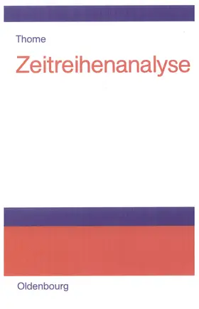 Thome |  Zeitreihenanalyse | Buch |  Sack Fachmedien