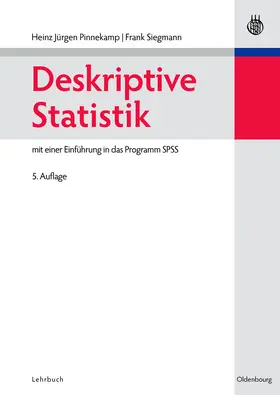 Siegmann / Pinnekamp |  Deskriptive Statistik | Buch |  Sack Fachmedien