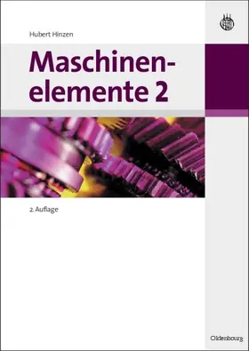 Hinzen | Maschinenelemente 2 | E-Book | sack.de