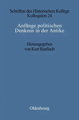 Raaflaub |  Anfänge politischen Denkens in der Antike | eBook | Sack Fachmedien
