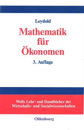 Leydold |  Mathematik für Ökonomen | eBook | Sack Fachmedien
