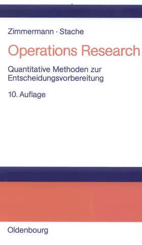 Zimmermann / Stache |  Operations Research | eBook | Sack Fachmedien