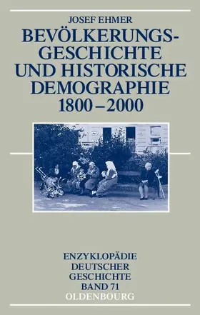 Ehmer |  Bevölkerungsgeschichte und Historische Demographie 1800-2000 | eBook | Sack Fachmedien