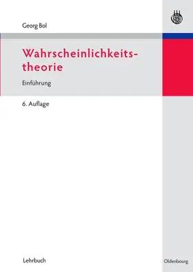 Bol |  Wahrscheinlichkeitstheorie | eBook | Sack Fachmedien