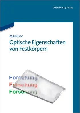 Fox | Optische Eigenschaften von Festkörpern | Buch | 978-3-486-71240-7 | www2.sack.de