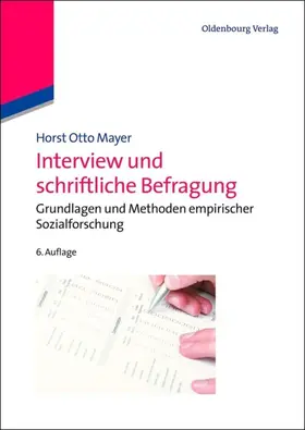 Mayer |  Interview und schriftliche Befragung | eBook | Sack Fachmedien