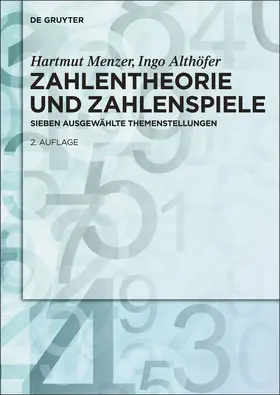 Menzer / Althöfer |  Zahlentheorie und Zahlenspiele | Buch |  Sack Fachmedien