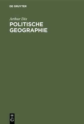 Dix |  Politische Geographie | Buch |  Sack Fachmedien