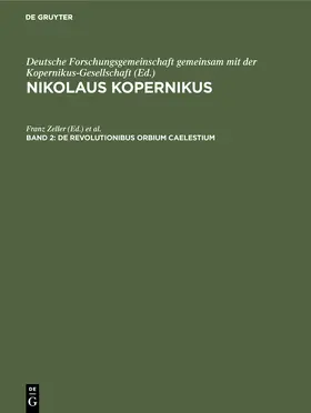 Zeller |  De revolutionibus orbium caelestium | Buch |  Sack Fachmedien