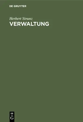 Strunz | Verwaltung | E-Book | www2.sack.de