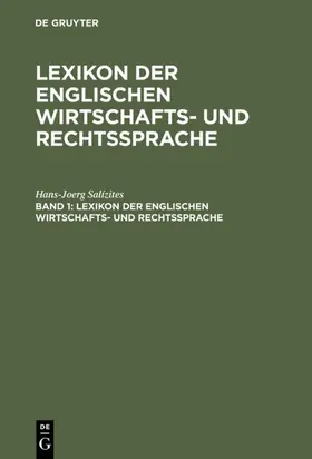 Salízites |  English-Deutsch | eBook | Sack Fachmedien