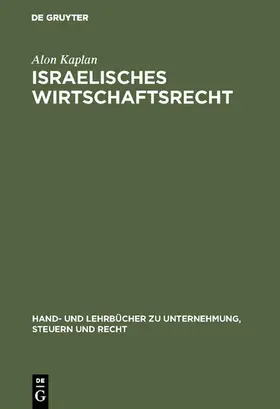 Kaplan | Israelisches Wirtschaftsrecht | E-Book | www2.sack.de