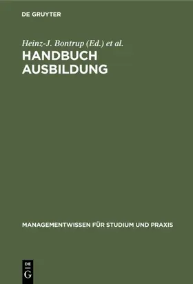 Bontrup / Pulte |  Handbuch Ausbildung | eBook | Sack Fachmedien