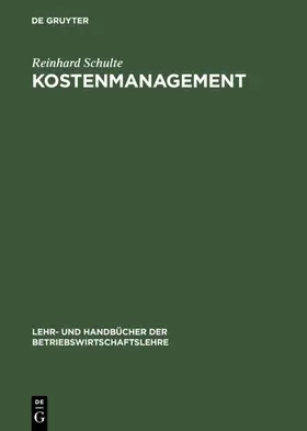 Schulte |  Kostenmanagement | eBook | Sack Fachmedien