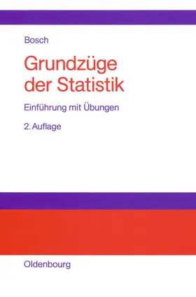 Bosch |  Grundzüge der Statistik | eBook | Sack Fachmedien