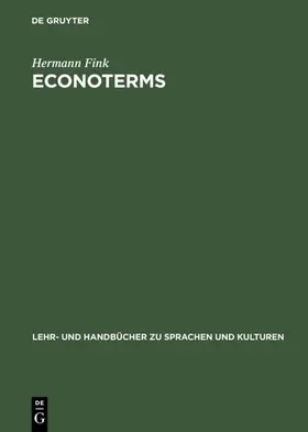 Fink |  ECONOTERMS | eBook | Sack Fachmedien