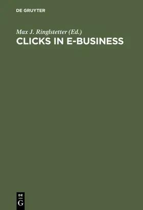 Ringlstetter |  Clicks in E-Business | eBook | Sack Fachmedien