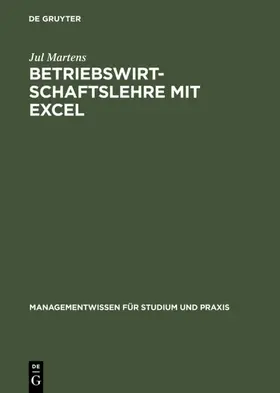 Martens | Betriebswirtschaftslehre mit Excel | E-Book | www2.sack.de