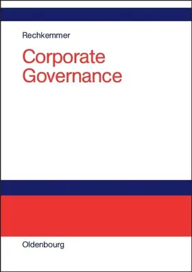 Rechkemmer |  Corporate Governance | eBook | Sack Fachmedien