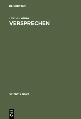 Lahno |  Versprechen | eBook | Sack Fachmedien
