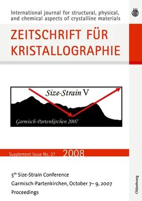 Oldenbourg |  Fifth Size Strain Conference. Diffraction Analysis of the Microstructure of Materials | Buch |  Sack Fachmedien