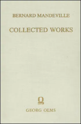 Mandeville |  Collected Works | Buch |  Sack Fachmedien