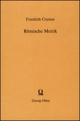 Crusius |  Römische Metrik | Buch |  Sack Fachmedien