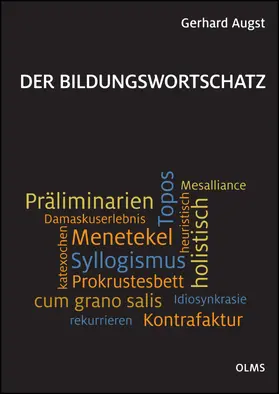 Augst |  Der Bildungswortschatz | Buch |  Sack Fachmedien