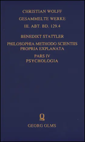 Stattler |  Philosophia methodo scientiis propria explanata | Buch |  Sack Fachmedien