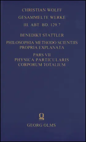 Stattler |  Philosophia methodo scientiis propria explanata | Buch |  Sack Fachmedien