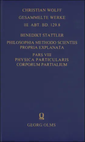 Stattler |  Philosophia methodo scientiis propria explanata | Buch |  Sack Fachmedien