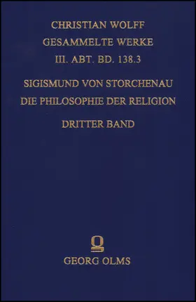 Storchenau |  Die Philosophie der Religion | Buch |  Sack Fachmedien