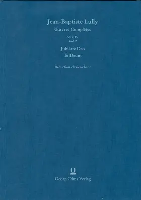 Lully |  Jubilate Deo / Te Deum | Buch |  Sack Fachmedien