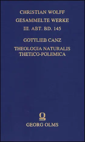Canz |  Theologia naturalis thetico-polemica | Buch |  Sack Fachmedien